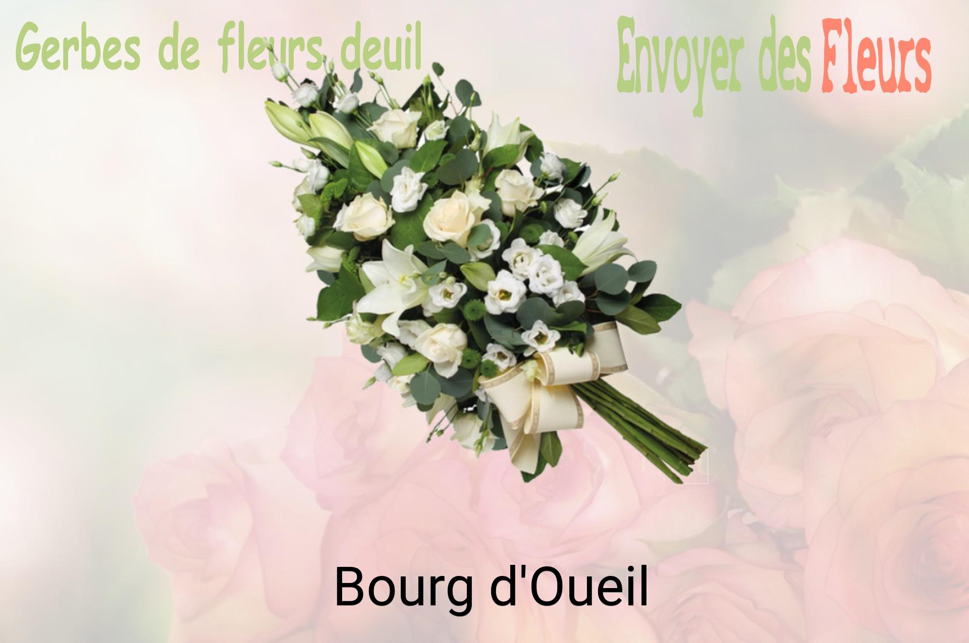 Gerbe de fleurs de deuil livrée à Bourg-d'Oueil